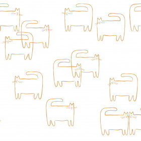 creativille 057905 graphic cats seamless 