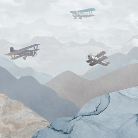 creativille 250516 cloudy mountains with airplanes 