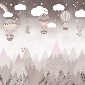 creativille 257405 balloons and mountains 