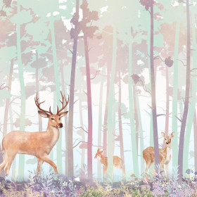 creativille 261011 forest with deers 
