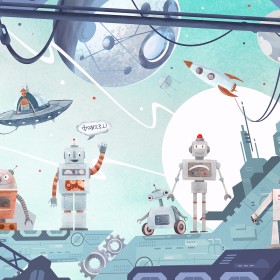 creativille 271002 Planet of Robots 
