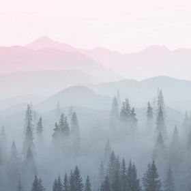 creativille 510110 mountains and pine forest 